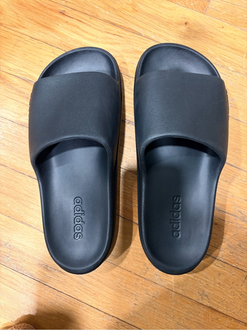 Adidas Adilette Lumia J Black Slide Sandals